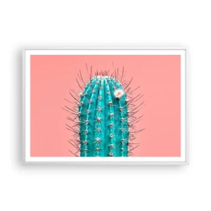 Poster in een witte lijst - Kijk gewoon - 100x70 cm