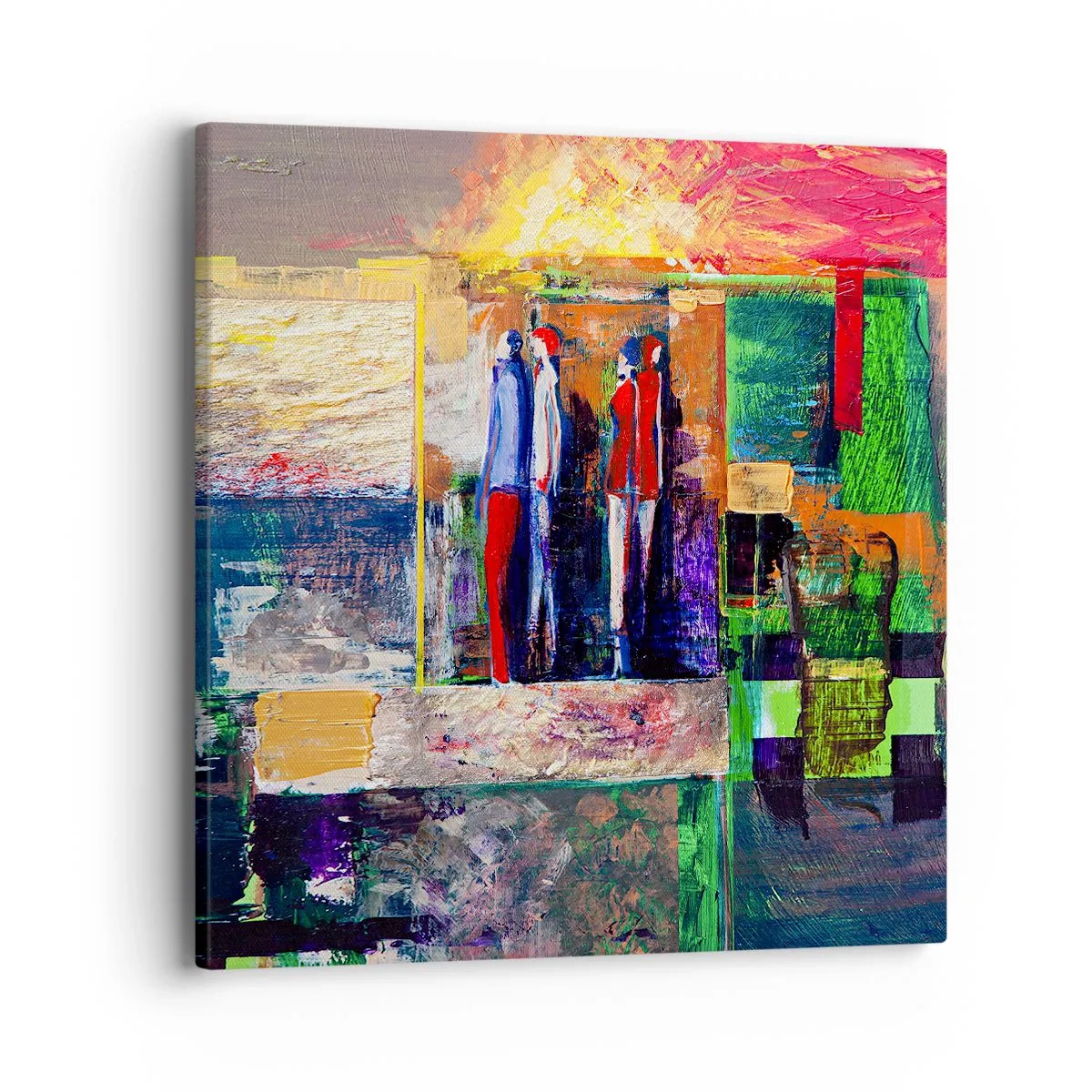 Schilderen op canvas - Relaties en emoties - 40x40 cm