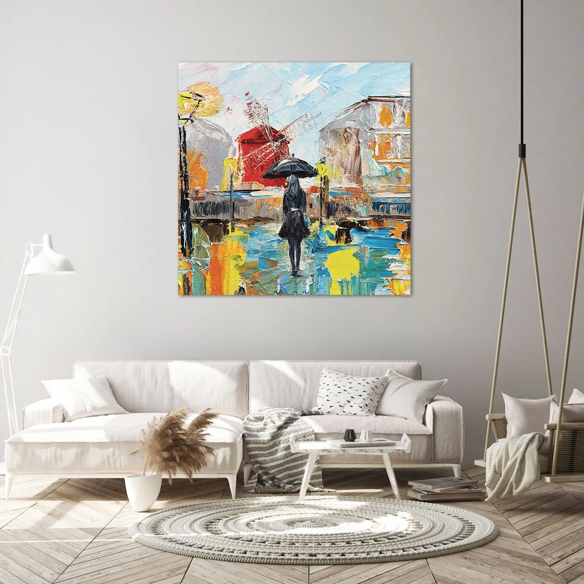 Schilderen op canvas - Parijse legendes - 30x30 cm