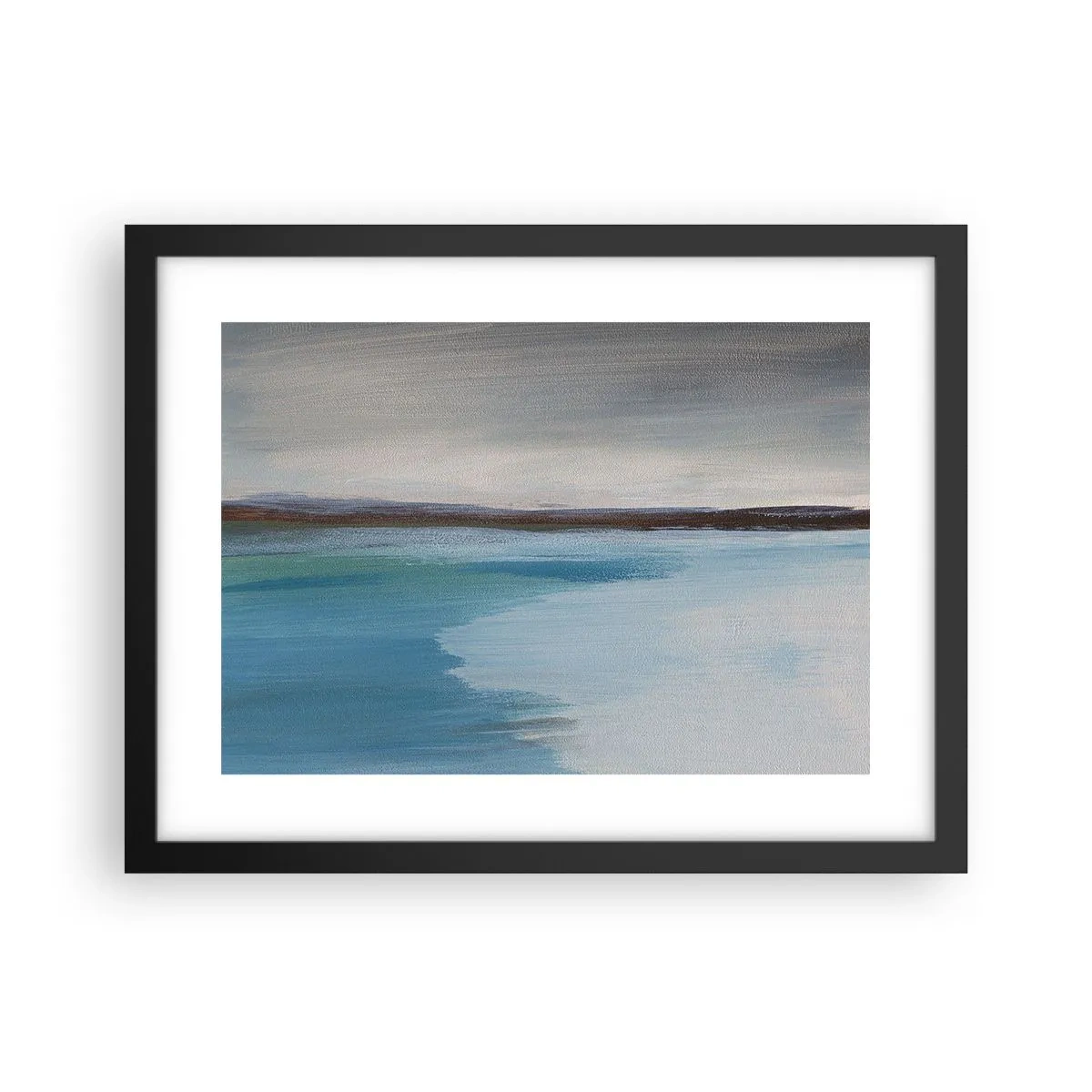 Poster in een zwarte lijst - Horizontaal landschap - 40x30 cm
