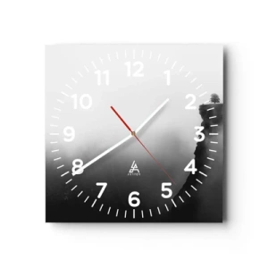 Wandklok - Klok - Aan de rand van de wereld - 30x30 cm