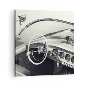 Schilderen op canvas - Weer voor de rijken - 60x60 cm