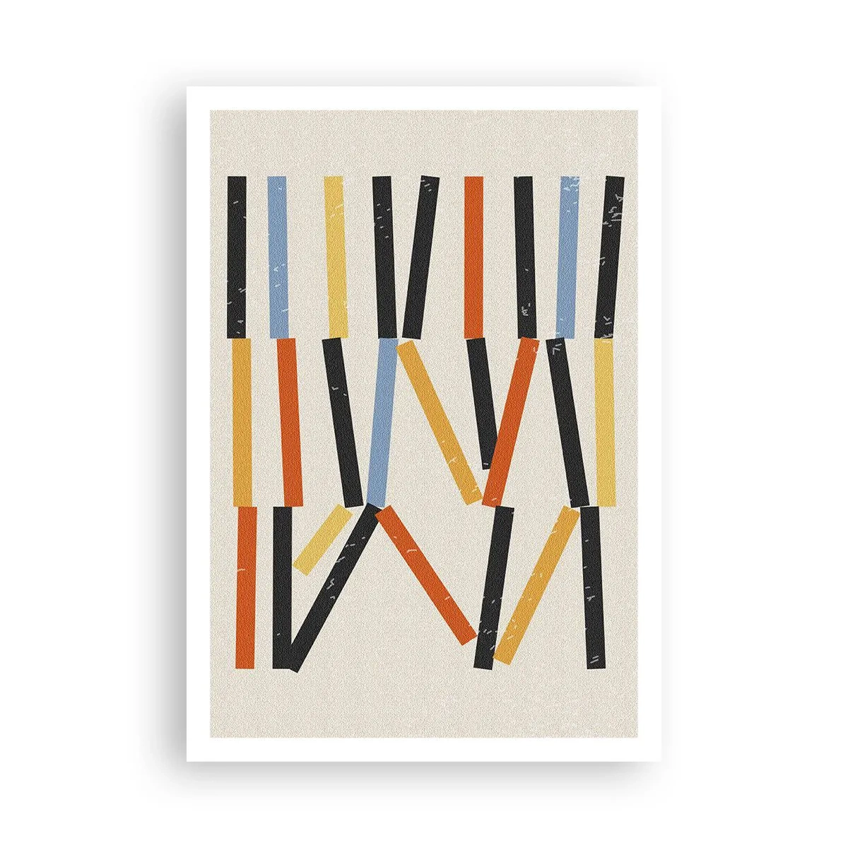 Poster - Compositie op goed niveau - 70x100 cm