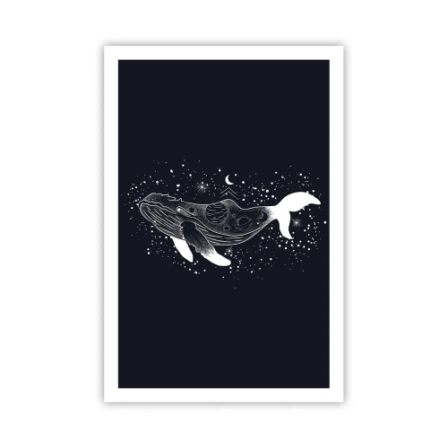 Poster - In de oceaan van het universum - 61x91 cm