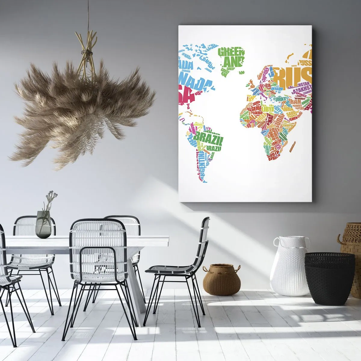 Schilderen op canvas - Ik wil ze allemaal weten - 45x80 cm