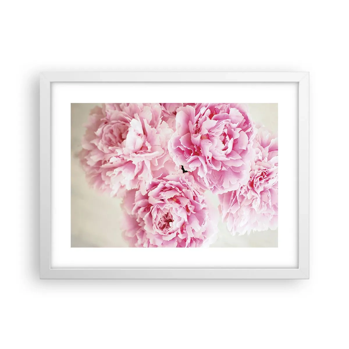 Poster in een witte lijst - In roze glamour - 40x30 cm