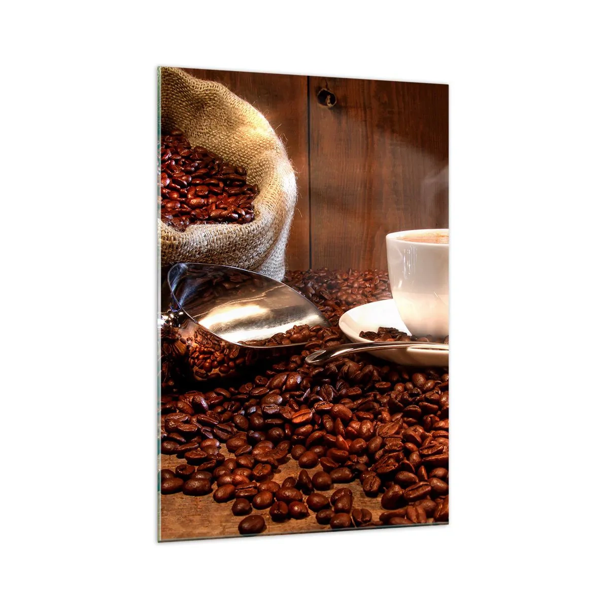 Schilderen op glas - Voel je die geur? - 70x100 cm