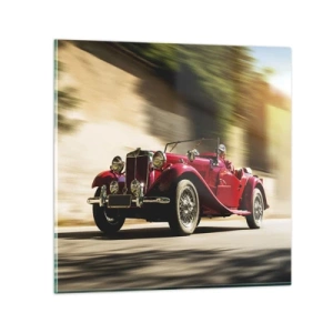 Schilderen op glas - Mooier dan Nike van Samothrace - 40x40 cm