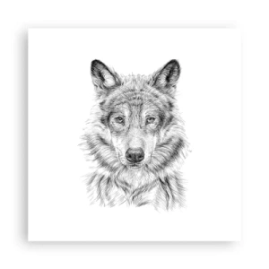 Poster - Een geboren leider - 40x40 cm