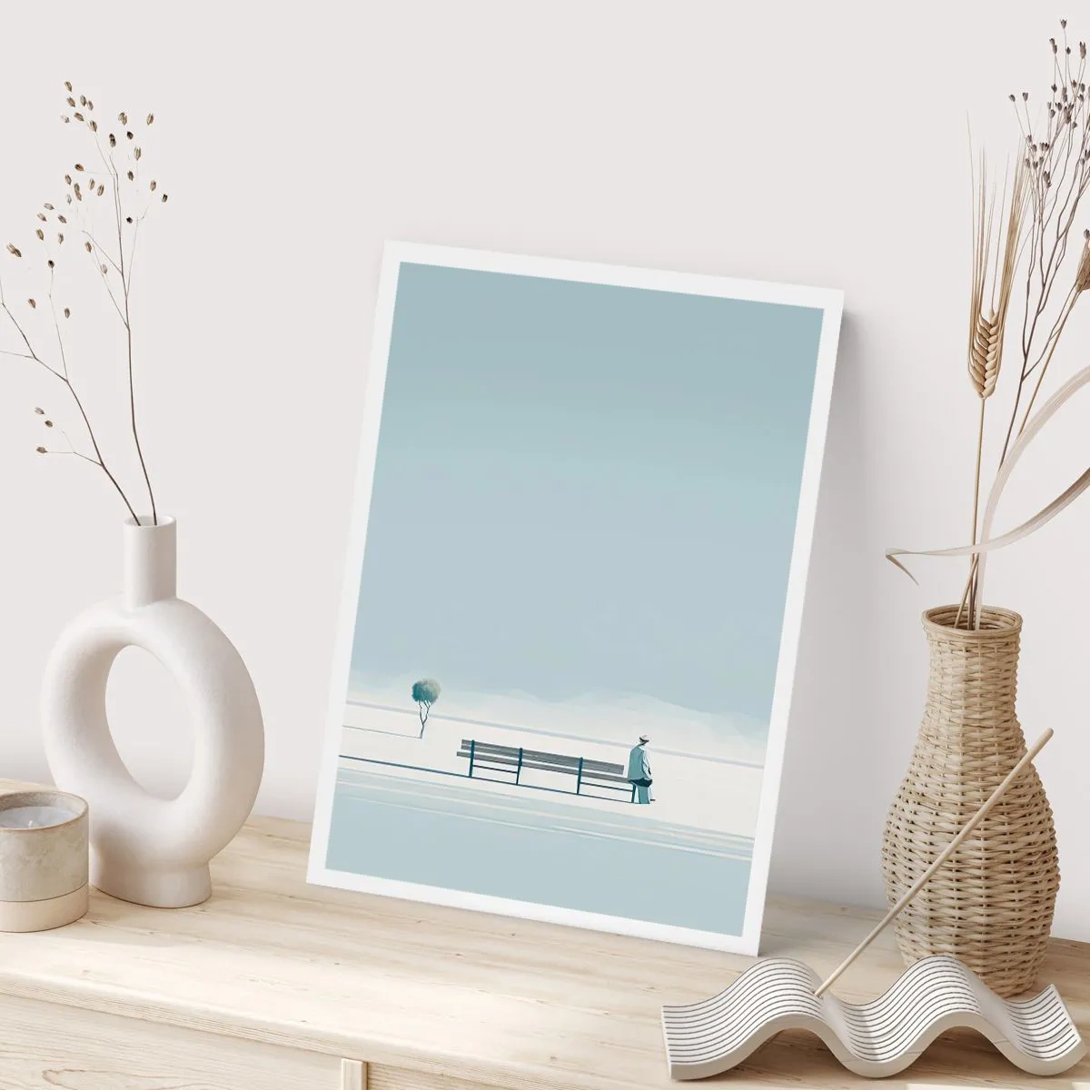 Poster - Ja, ik wacht. - 70x100 cm