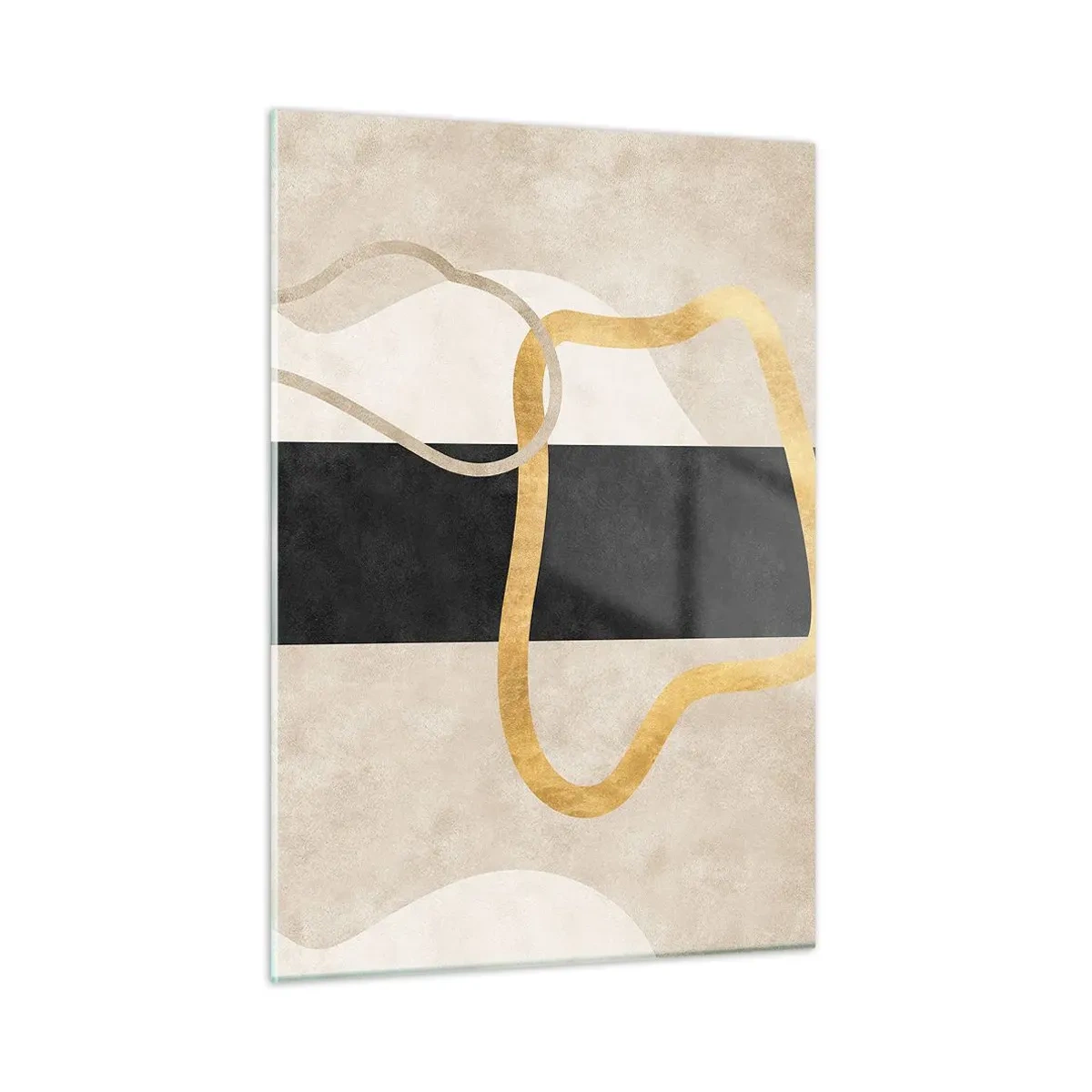 Schilderen op glas - Verwarde vormen - 50x70 cm