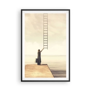 Poster in een zwarte lijst - Een magische reis - 61x91 cm