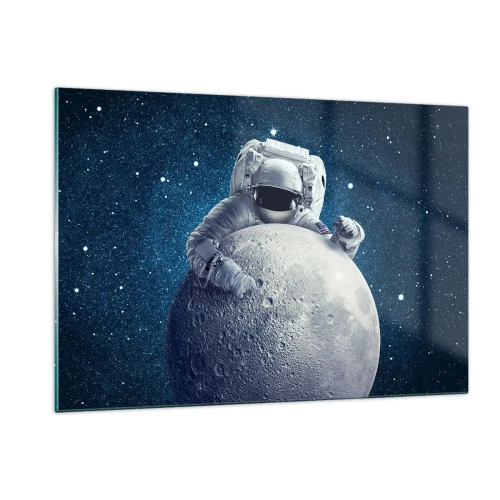 Schilderen op glas - Ruimte grappenmaker - 120x80 cm