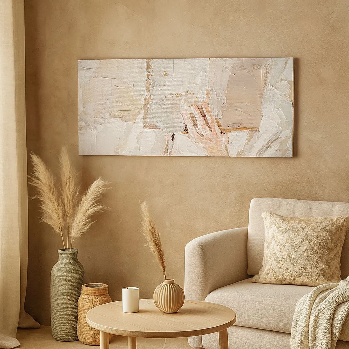 Schilderen op canvas - In een andere wereld - 100x40 cm