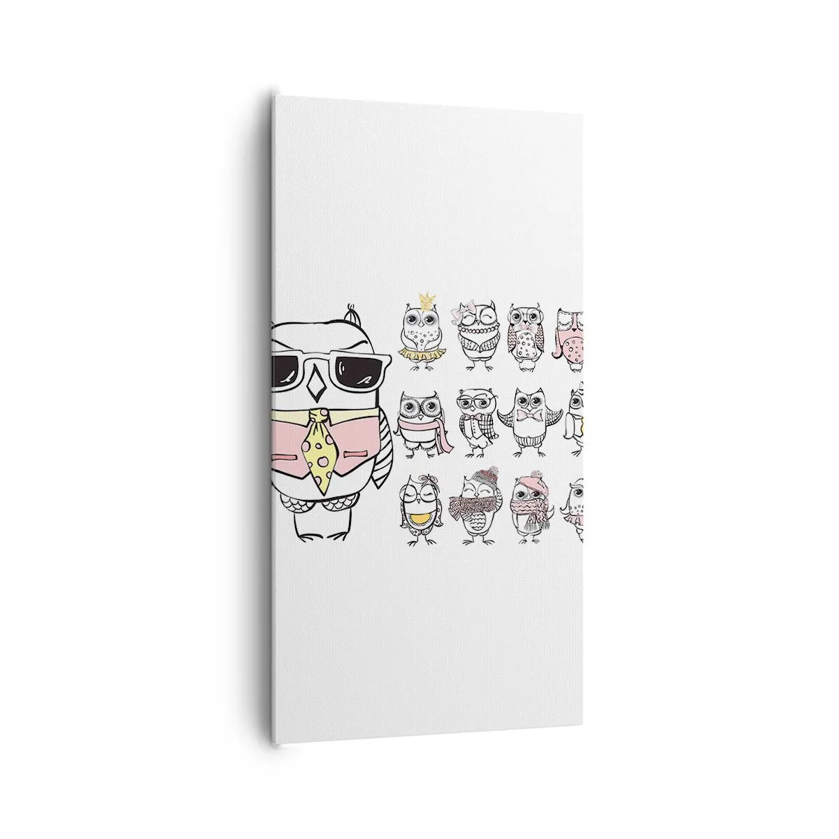 Schilderen op canvas - Zoveel rollen om te spelen - 65x120 cm