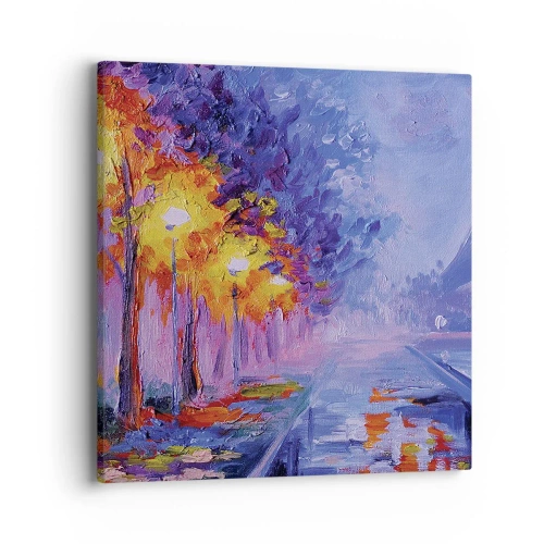 Schilderen op canvas - Een droomwandeling - 40x40 cm