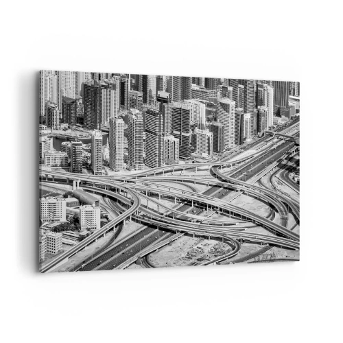 Schilderen op canvas - Dubai - de onmogelijke stad - 120x80 cm