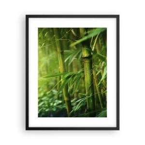 Poster in een zwarte lijst - Maak kennis met groen zelf - 40x50 cm