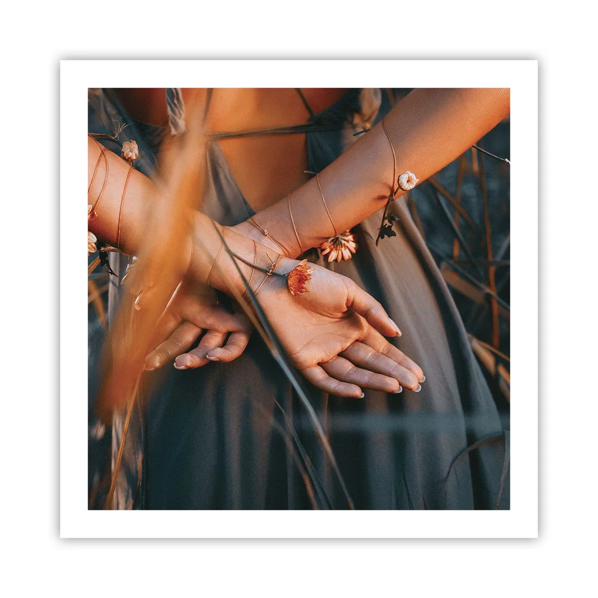 Poster - Verbonden met de natuur - 60x60 cm