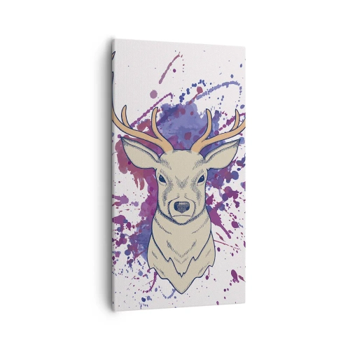 Schilderen op canvas - Moed en balans - 55x100 cm