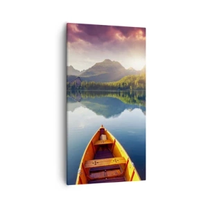 Schilderen op canvas - Niets tegen de natuur - 55x100 cm