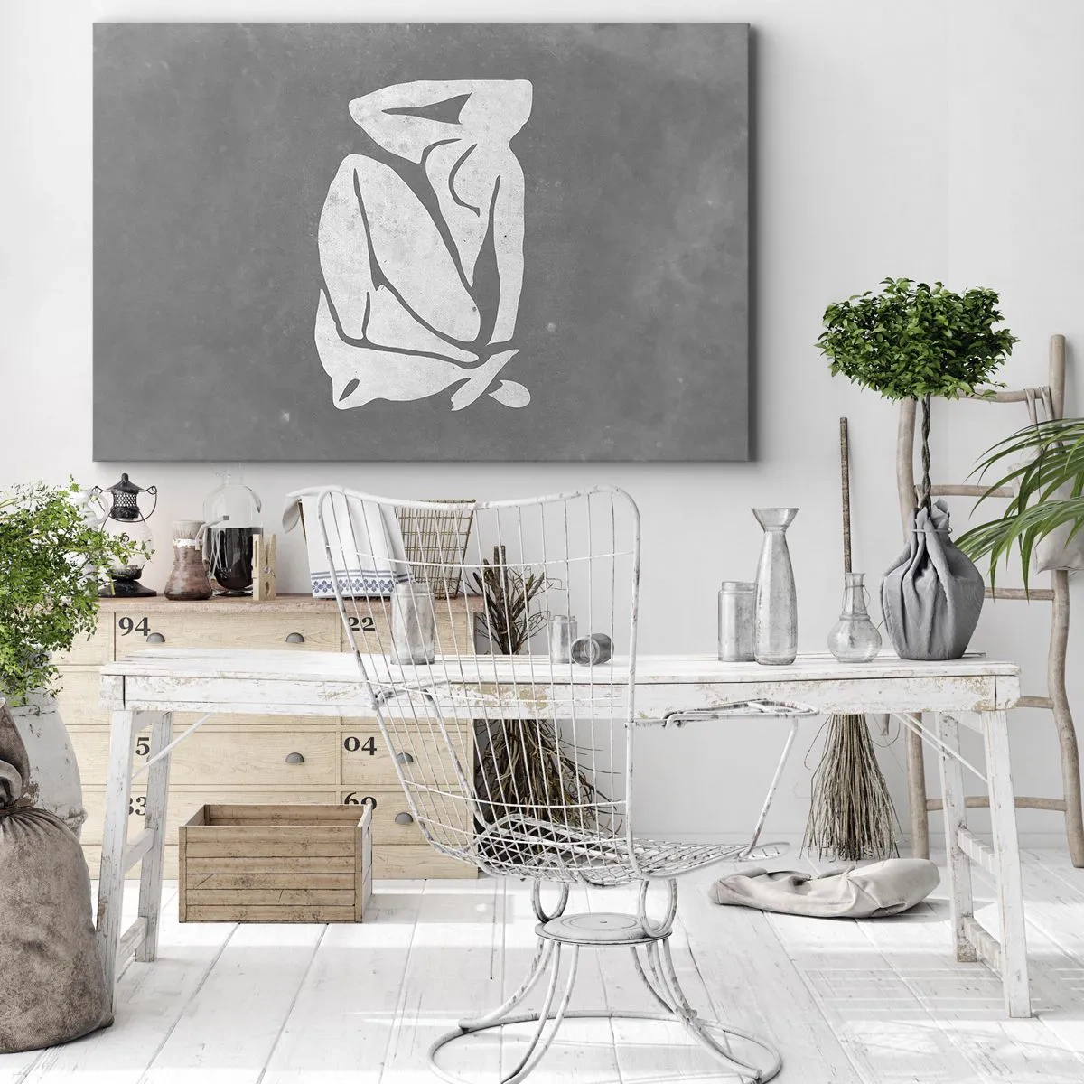 Schilderen op canvas - In reflectie - 100x70 cm