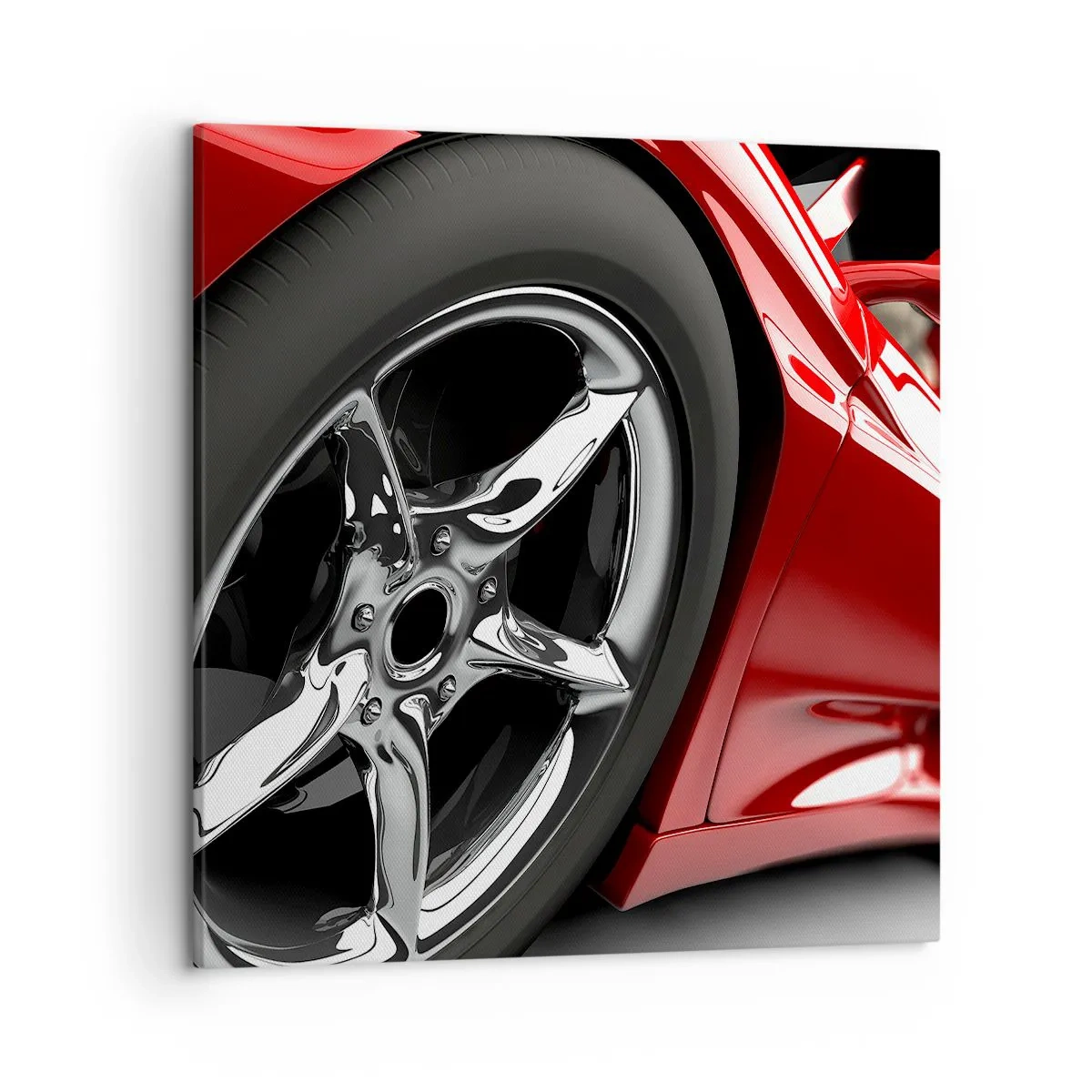 Schilderen op canvas - Gemaakt voor snelheid - 50x50 cm