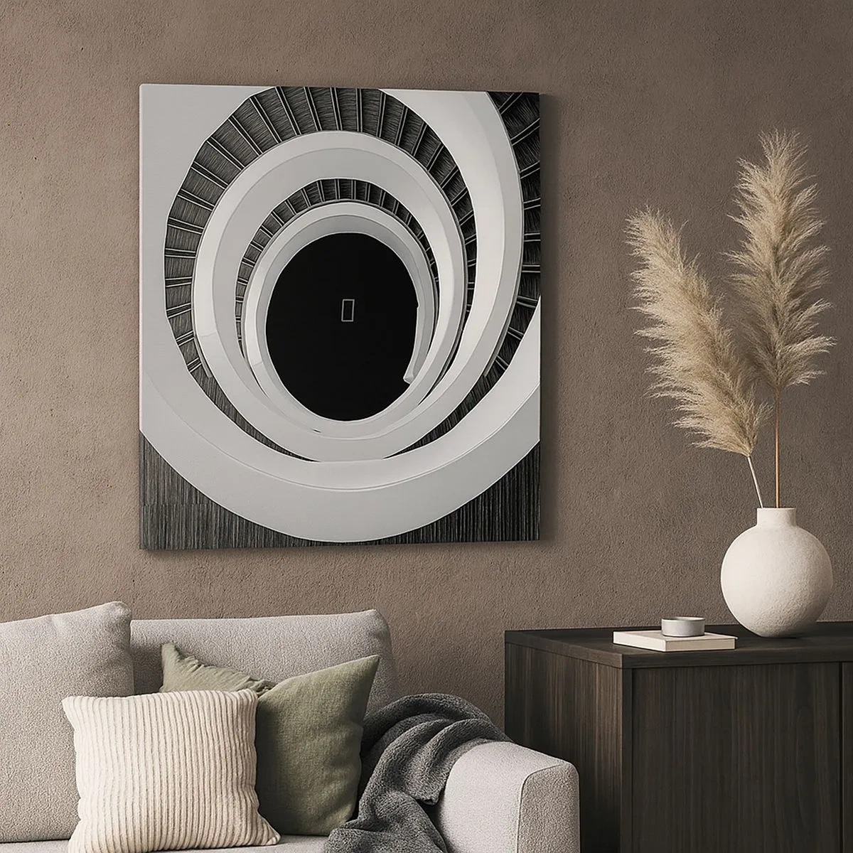 Schilderen op canvas - Tot de kern van de zaak - 30x30 cm