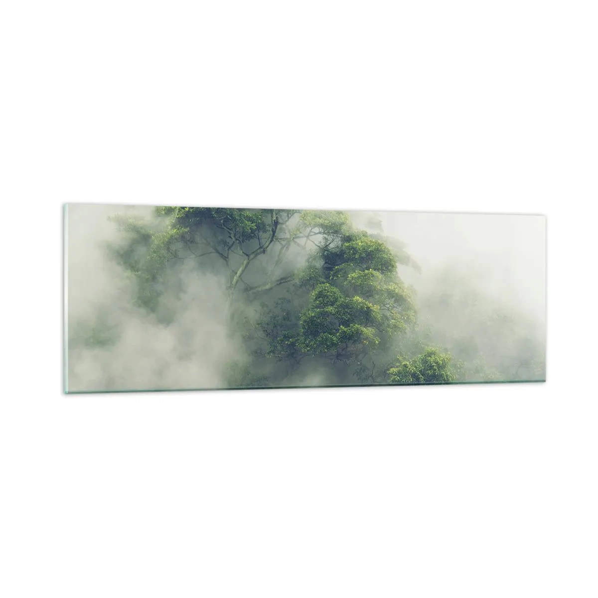 Schilderen op glas - In mist gehuld - 90x30 cm