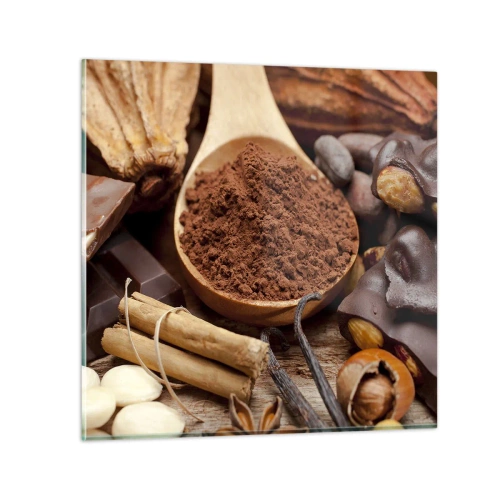 Schilderen op glas - Het beste voor verdriet - 40x40 cm