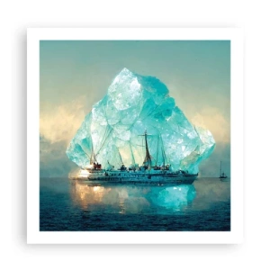 Poster - Arctische diamant - 60x60 cm
