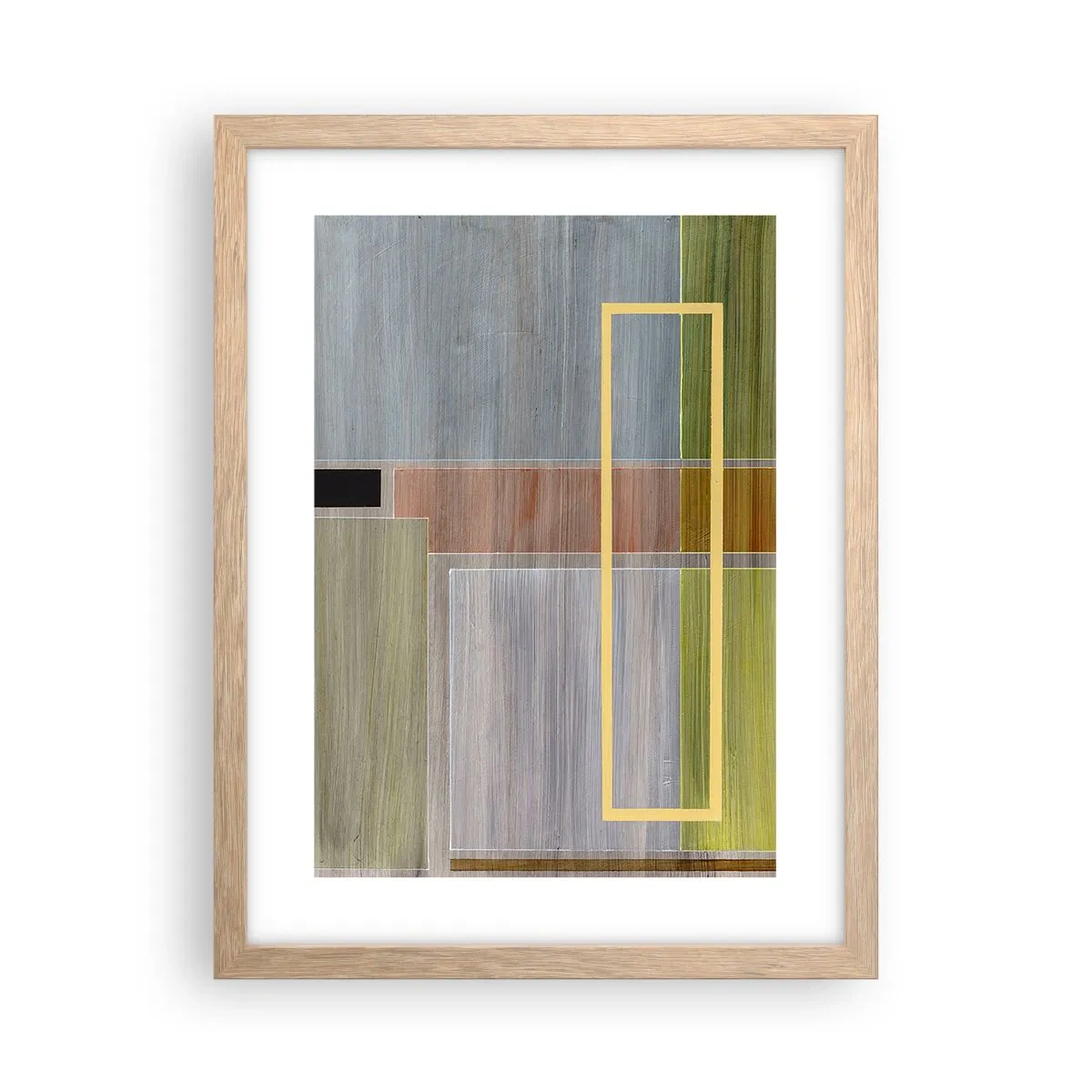 Een poster in een licht eiken lijst - Eenvoudig en rustig - 30x40 cm