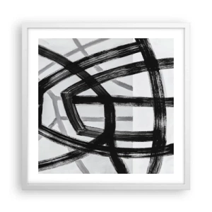 Poster in een witte lijst - Diepte opbouwen - 50x50 cm