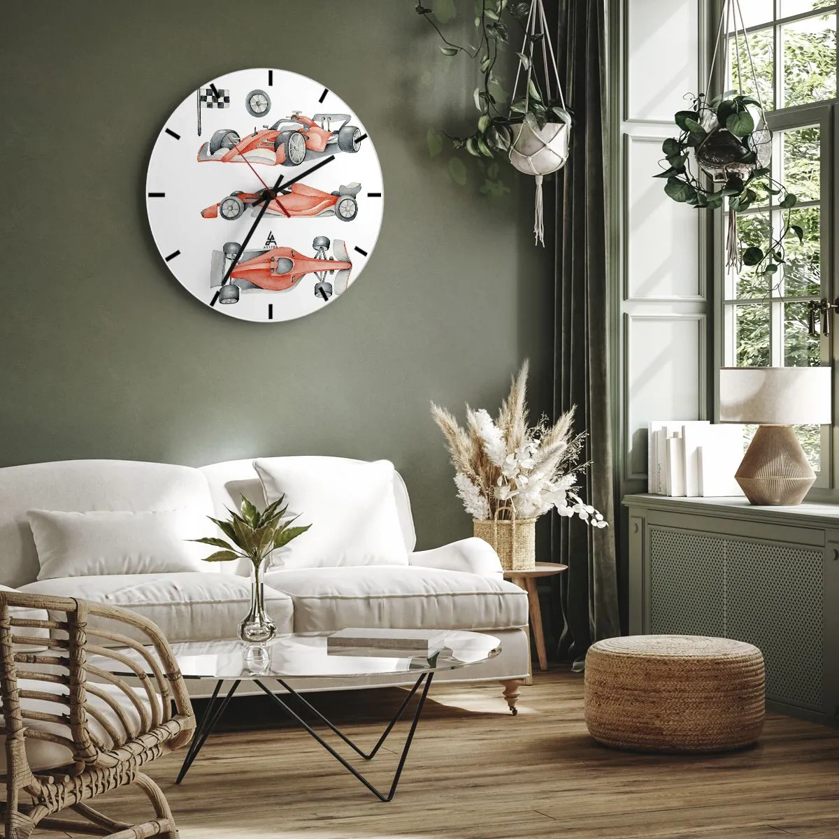 Wandklok - Klok - Jaag je droom na - 30x30 cm