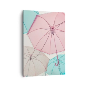 Schilderen op canvas - Soms zon, soms regen - 50x70 cm