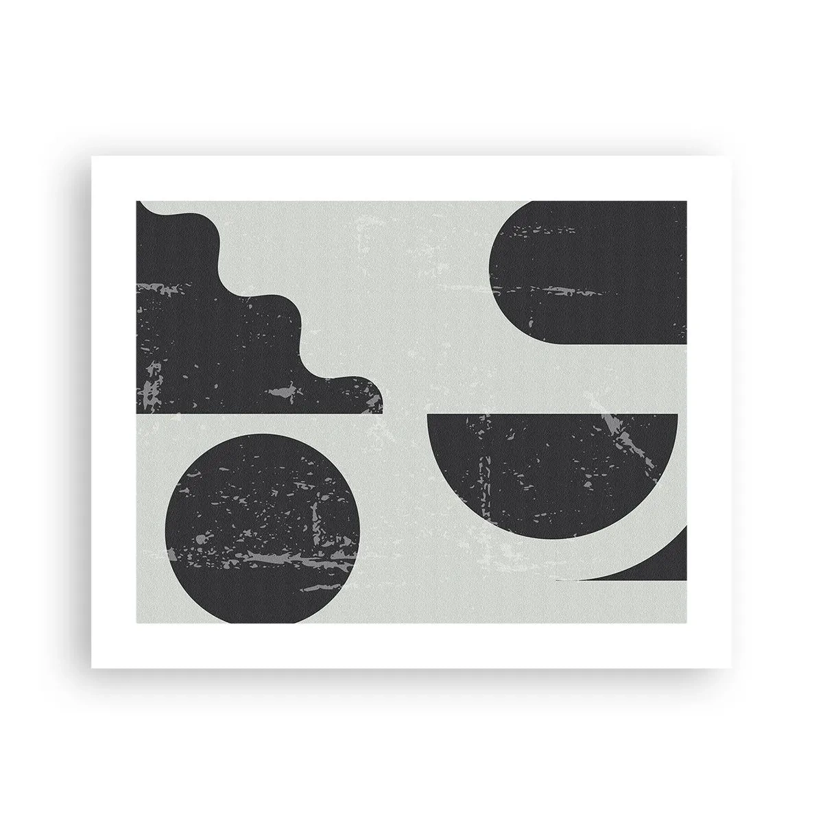 Poster - Compositie boven en onder - 50x40 cm