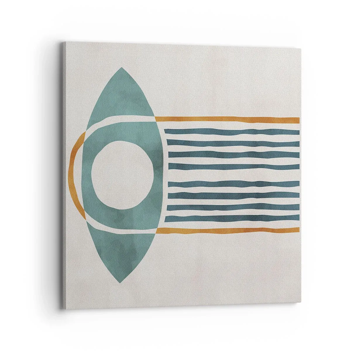 Schilderen op canvas - Tekens en rituelen - 70x70 cm