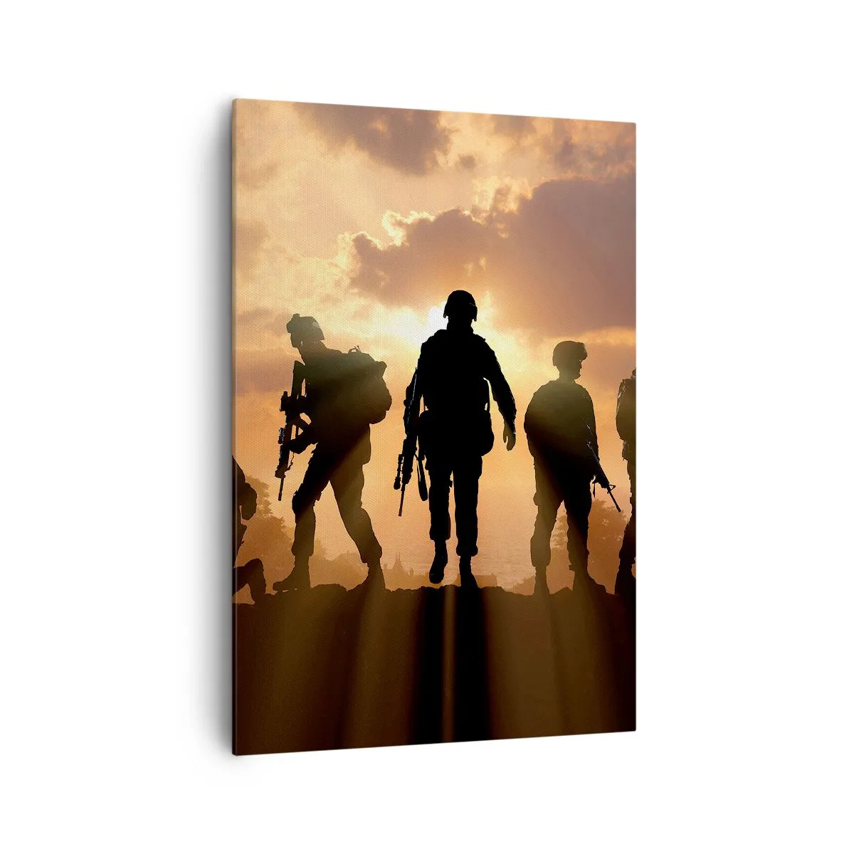 Schilderen op canvas - Brothers in arms - 70x100 cm