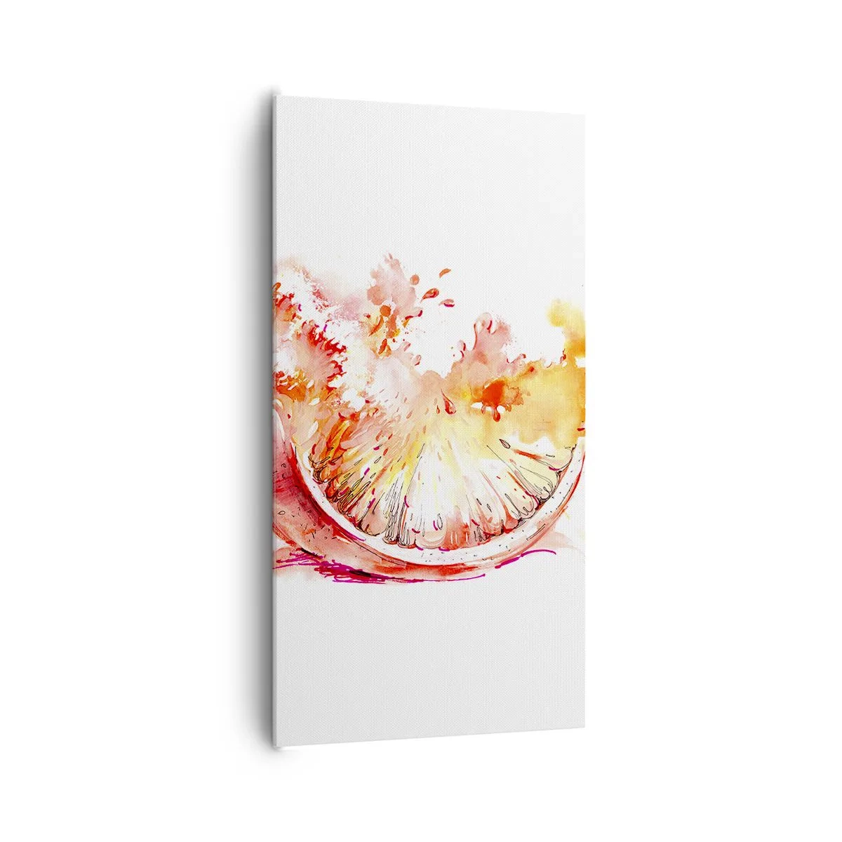 Schilderen op canvas - Sappige verfrissing - 65x120 cm