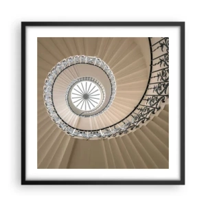 Poster in een zwarte lijst - Binnenin de schaal - 50x50 cm