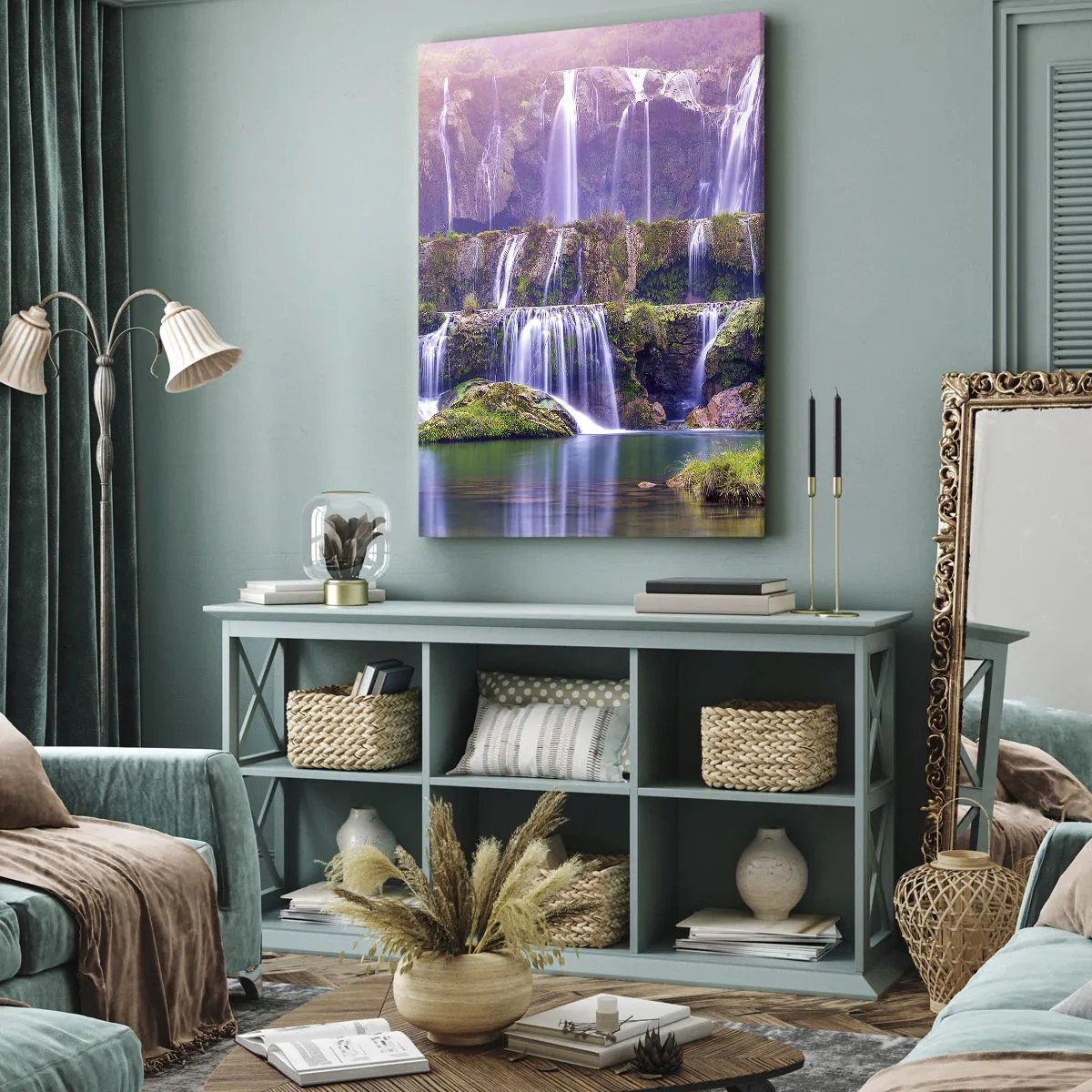 Schilderen op canvas - Trap naar de hemel - 70x100 cm