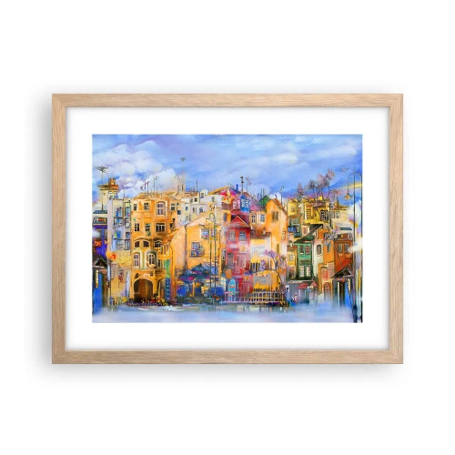 Een poster in een licht eiken lijst - Wij zijn samen - 40x30 cm