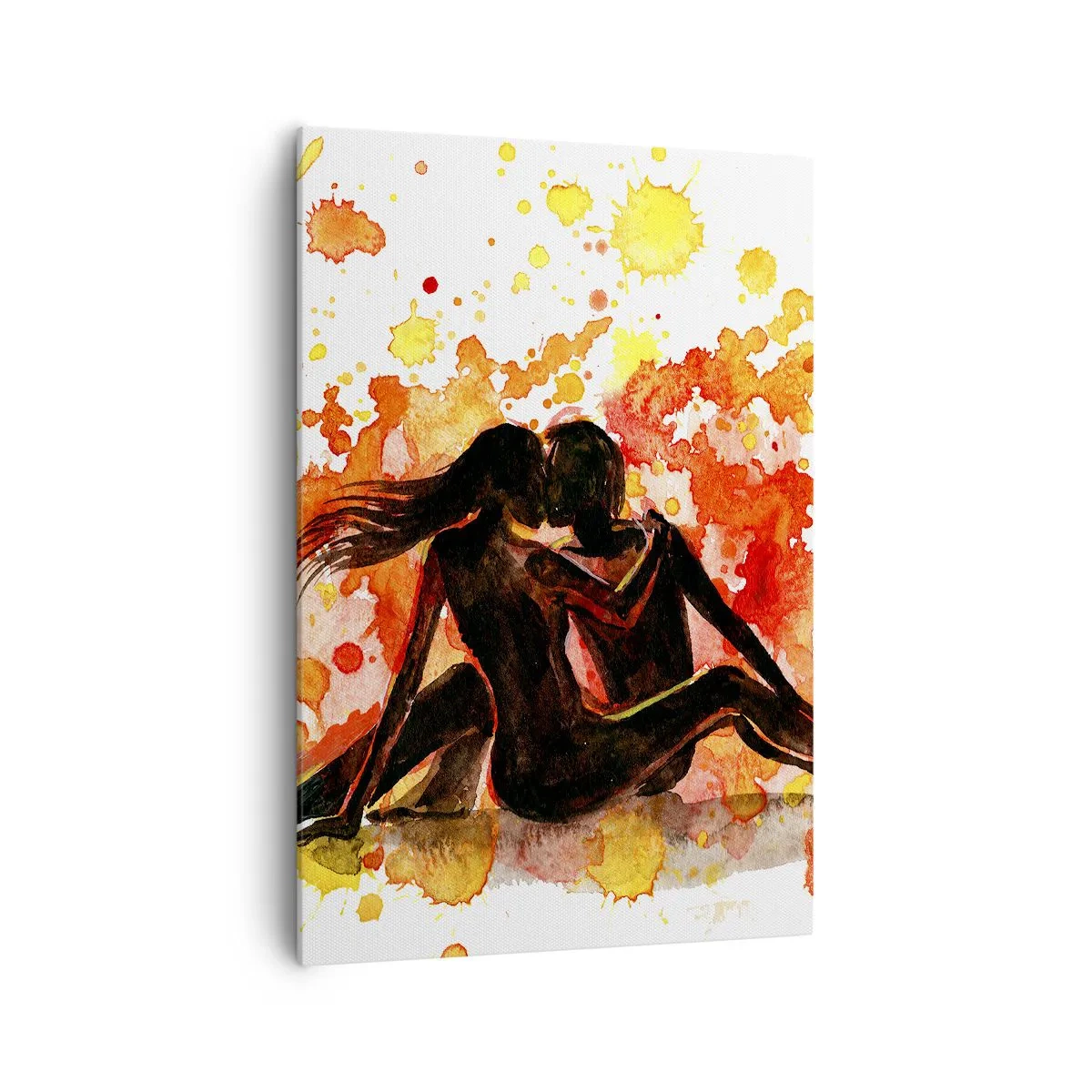 Schilderen op canvas - En er was licht - 70x100 cm