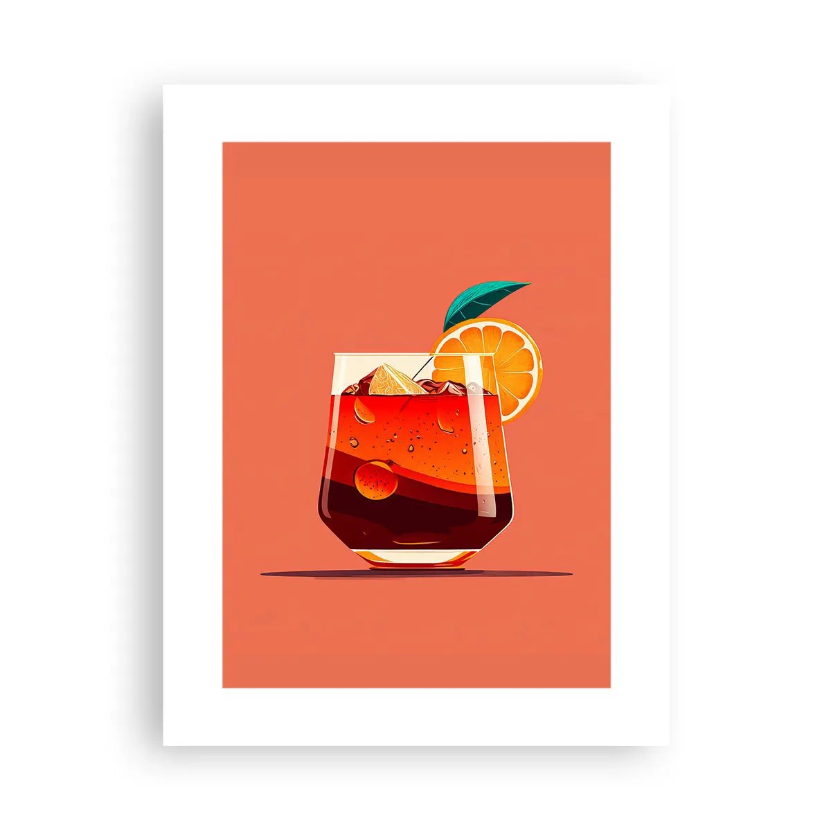 Poster - Zomerse verfrissing - 30x40 cm