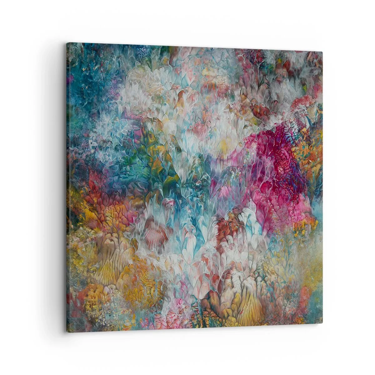 Schilderen op canvas - Volledig in bloei - 50x50 cm