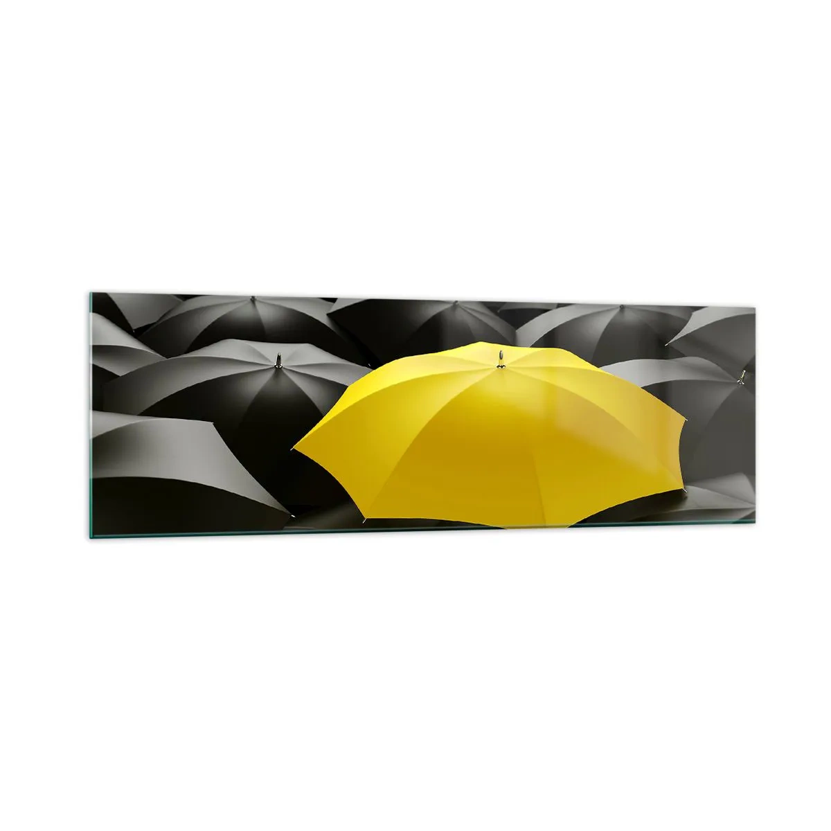 Schilderen op glas - Vaarwel verdriet - 160x50 cm