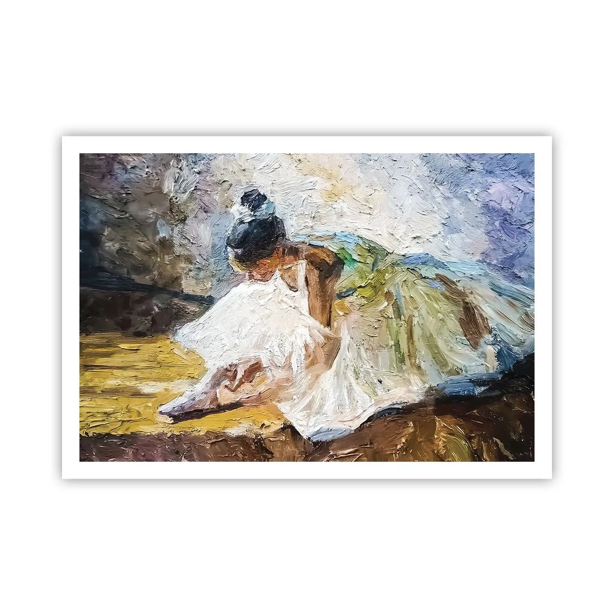 Poster - Naar een schilderij van Degas - 100x70 cm