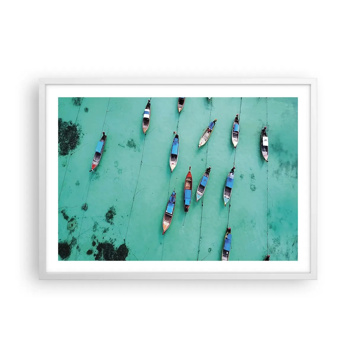 Poster in een witte lijst - In blijde verwachting - 70x50 cm