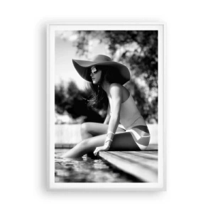 Poster in een witte lijst - Zomerdroom - 70x100 cm