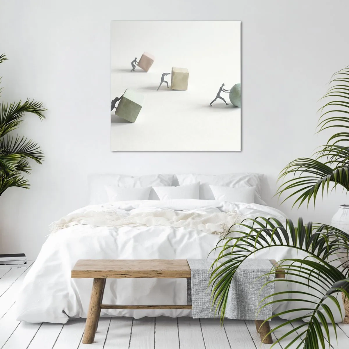 Schilderen op canvas - Puur leven - 60x60 cm